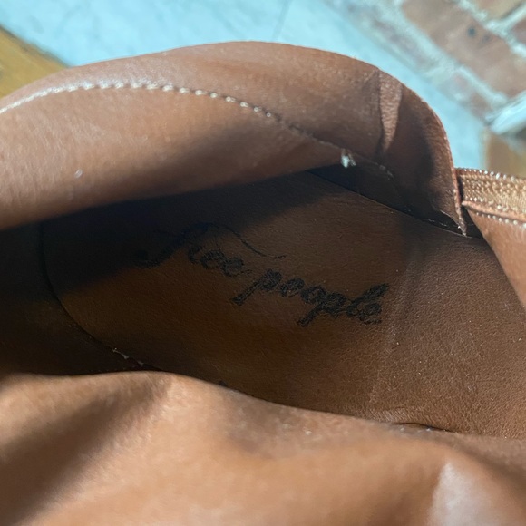 Free People Leather Platform Boots - Picture 5 of 6